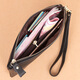 Glorzd [Real Top Saper Cow Wide] Handbag Clutch Long Long Billet Bold de mano Bolsa de teléfono móvil Madre Mother Bag Negro