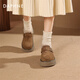 Daphne botas de nieve con suela gruesa para mujeres 2024 otoño e invierno más terciopelo nuevo viajero retro versátiles calientes zapatos para mujeres de birken zapatos de algodón 37