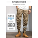 JEEP SPIRIT Jeep American retro work pants men's spring and autumn new casual pants outdoor sports wear-resistant long pants 679 khaki regular 31 (recommended 123-133Jin [Jin equals 0.5 kg])