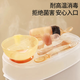 Xulin Japanese baby supplementary food bowl for baby special rice bowl spoon full set soft silicone spoon feed water and feed freshmen Nano silver [6-piece set]