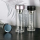 Shuanghan glass cup double-layer business office car water cup men's high-end tea cup SH-7027 SH-7051 300ml