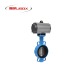 Pneumatic butterfly valve D671X pair-clip soft seal butterfly valve ductile iron pneumatic butterfly valve sewage valve shutoff valve solenoid valve