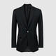 
Announcement bird wool suit (single top) double slit men's blazer EBB221230U black 46A