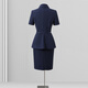 Weishipin summer professional wear small suit suit women's temperament jewelry hotel front desk work clothes beauty salon sales work clothes hidden youth autumn and winter style suit + pants L