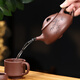 Hidden Pot World Government Subsidy Yixing Purple Clay Teapot Purely Hand-engraved Teapot Jingzhou Stone Ladle Teapot Tang Yun Stone Ladle Set