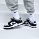 Nike (Nike) Herrenschuhe Dunk Low Retro Casual Shoes Low Top Panda Herren-Wear-resistente Freizeitschuhe Männer DD1391-100 Schwarz und Weißer Panda 42.5