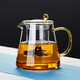 Mesni thickened glass teapot heat-resistant glass tea maker home with filter kung fu tea set