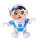 
Kenlun Internet celebrity electric dancing astronaut fully automatic robot lighting music swing little yellow duck baby children toys swing dance astronaut charging model