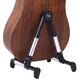 Zhio Gitarrenständer vertikaler Stand E -Gitarre Violin Ukulele Universal Floor Housed Placement Ständer tragbare FP10 Black + 1 String 3 Picks