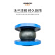 Emeko Emeko 9766 Bida de goma JUNTA BLAF Soft Shock Absortopador de choque Amplio Conexión flexible Conexión suave de hierro fundido DN80