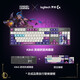 罗技（Logitech）K845机械键盘有线游戏键盘电竞办公全尺寸104键配列盘外设办公用品WF13A K845-金克丝联名款 青轴
