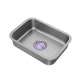 Shantou Lincun stainless steel sink basin in the basin drain basin in the basin drain basket vegetable basin mother basin change water storage basin kitchen black ABS material 350