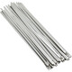 JPHZNB SELBST SELDERUNG 304 Edelstahlkabel Kabelkabel Outdoor-Korrosionswiderstand Hoch- und Tieftemperaturwiderstand Metallschnalle 7,9*300 mm 20 Pack OT3291