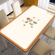 Bo Ling Lu light luxury high-end table mat tablecloth rectangular waterproof and oil-proof thickened anti-scalding heat insulation wipeable washable coffee table table mat rose 40*60cm