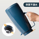 Meichu (maxcook) thermos thermos, household thermos, dormitory glass inner liner vacuum water bottle 1.3L Nordic blue MCH7087