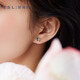 Xie Ruilin (TSL) 18K gold earrings Secret Garden series malachite butterfly diamond earrings BC233 (64806)