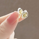 Bow small brooch for women, high-end opal collar, anti-exposure buckle, no sewing, invisible corsage fixing button, 2 pieces