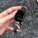 Métal irrégulier iwatchs8 / s9 watch Apple watch Applewatch9 STRAP SECTIVE BOTTERFLY SEURFLY HOMMES ET FEMMES IRRÉGULAIRE (Bouton est argent) Apple Iwatch Nouveau S841mm