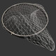 Xishan Yunshui fishing net head stainless steel fish fishing net head folding fish net bag fishing gear net fishing net head with black fine eyes 35cm