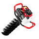 
Wuyang Honda Wuyang Honda high-power gasoline pit drilling pile driving wire vertical pole hole drilling tree planting orchard fertilization machine accessories imported Wuyang Honda high-power ground drilling two-stroke 698cc with 4 cm drilling bit