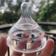 
Lanlian Universal BunnyToo BNT-6626 6627 6628 Square Baby Silicone Nipples Nipples + Hollow Ball Cross hole