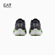 EMPORIO ARMANI/阿玛尼官方旗舰EA7/新款男女情侣款跑步运动休闲鞋2025夏季 R983-黑色/草绿色 40