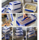 XIXIANGYUAN Alemania Caja de refrescos portátiles de calidad importante Caja de almacenamiento de plástico rectangular de gran capacidad Kimchi transparente 6227 cinco 0ml