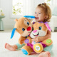Fisher-Price Infant Toys Smart Stage Interactive Plüschhund mit Musikbeleuchtung und Lerninhalt 6 Monate + FDF22