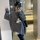 
Yimuqi Buy Duoxi Dongguan Dalang Sweater Mid-length Loose and lazy style pullover for women 2024 Winter New Korean Style Pullover for Grey Donald Duck y9855 One Size