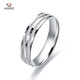 Aido diamond pt950 platinum ring platinum couple ring men and women wedding ring can be customized to give to girlfriend PT950 closed 21# single weight 5.6-5.8 grams