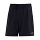 耐克（NIKE）短裤男裤2025夏季运动裤宽松透气休闲裤宽松梭织五分裤篮球裤外穿 速干DV9858-010黑色 S 推荐100-120斤