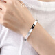GsunG platinum men's bracelet new model PT950 open solid bracelet simple and elegant platinum card bracelet women's couple model priced by gram, please contact customer service before bidding for gold price