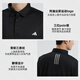 adidas阿迪达斯 短袖T恤男新款商务翻领POLO衫短袖夏季快干休闲运动短袖 黑色 IN6626 M 建议60-70kg
