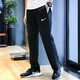 Nike (NIKE) official website store sports pants men's pants spring new casual pants woven breathable loose straight pants trousers DM6627-010 black S