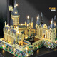 Rong Le [производитель оптом, совместимый с небольшими частицами LEGO Высокие сложности Howartzs для взрослых сборщики игрушечного строительного блока [4877 частиц] Qin-A* Fang* Palace-Big Sale Gif