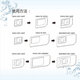 Quqiwu direct sales mobile phone card holder sim card restore nano/micro mobile phone card drag small card to large card restorer