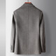 AEMAPE brand double-sided wool jacket for men's autumn and winter new lapel jacket for business casual thickened jacket camel color 175