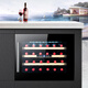 BAIKAILUN built-in wine cabinet red wine cabinet home kitchen and bathroom built-in wine cabinet small beverage tea wine foreign wine refrigerated thermostatic cabinet 0.88 meters丨Glass model 43 bottles Thin model