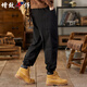 Pantalones casuales de hombres de Zengzhi Pantalones de empate para hombres Pantalones de trabajo Hombres de 2025 NUEVO HARUN HARUN Pantalones rectos Ropa para hombres