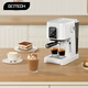 
GOTECH Italian Semi-Automatic Coffee Machine Intelligent Touch Screen All-in-One 20bar Pump Pressure Fully Automatic Milk Foam Extraction and Concentration Home CM6628/CM6630 Series Touch Screen Upgrade-Pearl White Coffee Machine