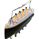 [Offiziell] Yacht Luxury Cruise Ship Fernbedienungsschiffschiff Kreuzfahrt Schnellboot Wasserspielzeugmodell Kindergeschenk Rennboot Titanische Drei-Elektrik-Version (drei Blöcke 700 mAh Batterie)