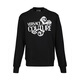VERSACE JEANS COUTURE奢侈品男装男士圆领字母印花卫衣长袖T恤12127礼物 黑色 2XL