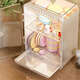 Tongxin Baby Tabelle Geschirr Aufbewahrungsbox Babynahrung Ergänzung Werkzeug Abfluss Schrank Flasche Kiste Küche Lieferungen Schalen und Essstäbchen Lagerregal Brandneue Upgrade 3-Schicht Esabeth Extra-Large [Upgrade
