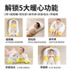 Lit pour bébé Xin'an Dai, lit moyen, lit de bébé nouveau-né, berceau portable mobile, lit bionique BB, lit de lapin + tampon de pente + support de jouet + paume intelligente