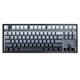 FLESPORTS MK870pro-Wired Single Mode Mechanical Keyboard Obsidian-White Blue Smoke Side Carved Keycap-Bauhinia Axle RGB Lighting Gaming Keyboard