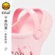 B.Duck little yellow duck children's shoes, boys and girls slippers, four-season clogs, indoor home shoes, non-slip soft bottom children's sandals, trendy pink size 28, foot length 17.5-18.2cm
