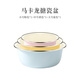 Newair enamel enamel basin old-fashioned and basin home cooking kitchen washing vegetables kneading dough non-stick proofing noodle large porcelain basin