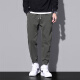 
JEEP SPIRIT casual pants for men spring and autumn new loose ties sports long pants for men trendy brand versatile work pants for men 9859 military green 3XL