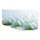 White transparent agricultural seedling film small shed film insulation and moisturizing greenhouse film waterproof plastic film protective film 2 wires thick 1.5 meters wide 10 meters long (zero cut)