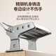 Jingyan Craftsman Noodle Machine Household Noodle Press Small Stainless Steel Noodle Pressing Machine Hand-cranked Multi-Function Rolling Noodle Making Machine